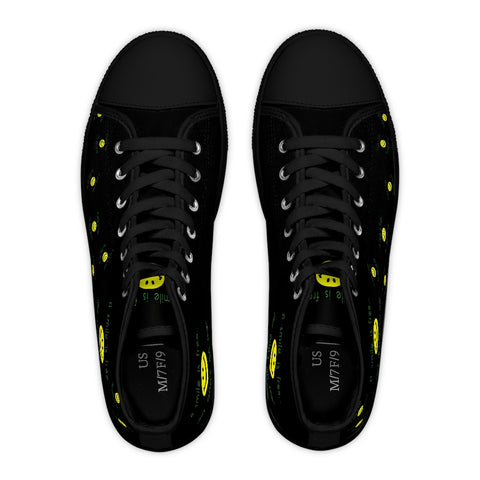 Women's High Top Sneakers Smile Jamaica YGB