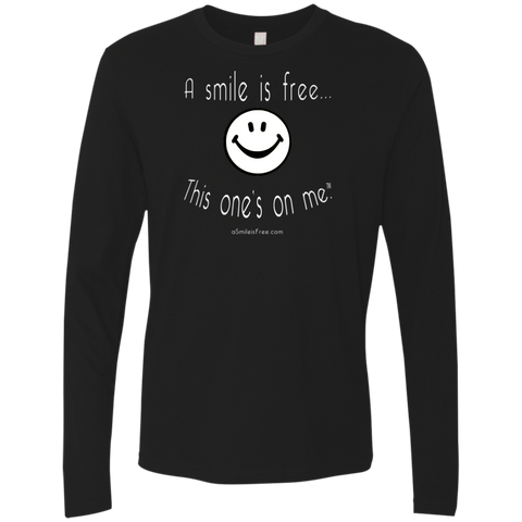 NL3601 Next Level Men's Premium LS White Smile