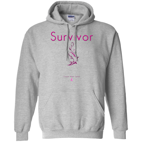 G185 Pullover Hoodie 8 oz.-Survivor