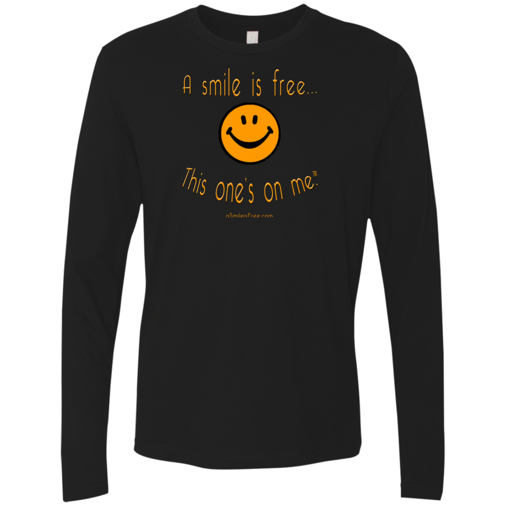NL3601 Men's Premium LS Pumpkin Smile