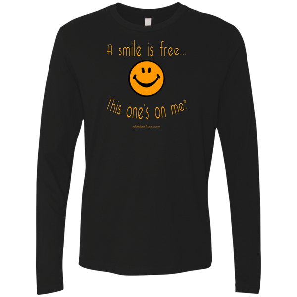 NL3601 Men's Premium LS Pumpkin Smile