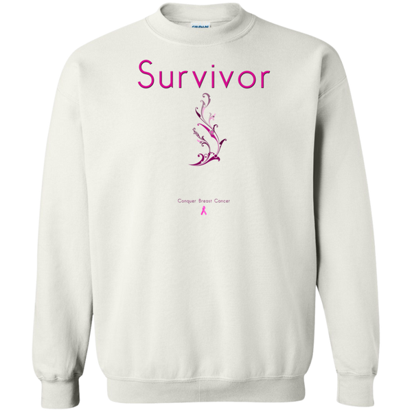 G180 Crewneck Pullover Sweatshirt  8 oz.-Survivor