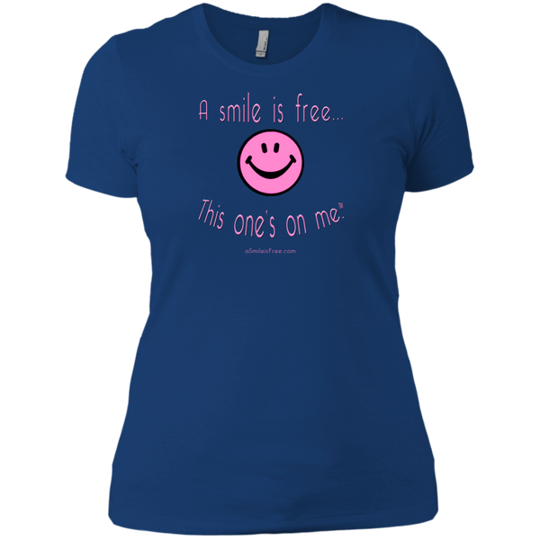 NL3900 Ladies' Boyfriend T-Pink Smile