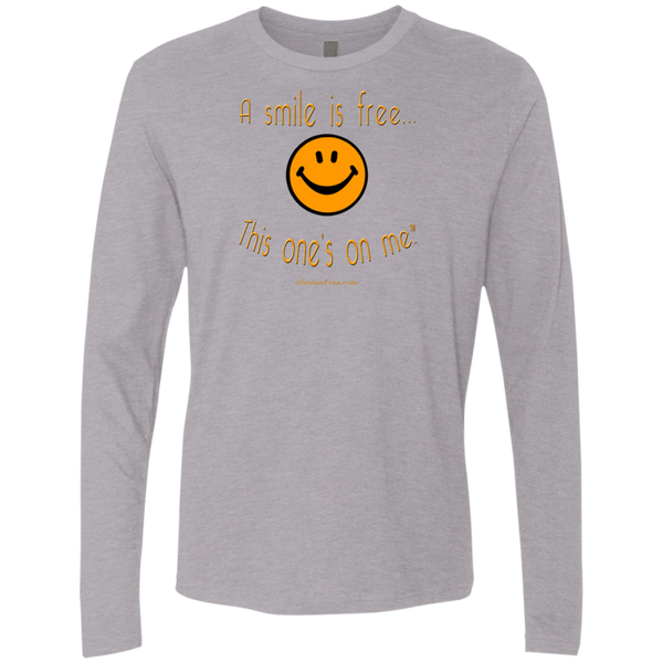 NL3601 Men's Premium LS Pumpkin Smile