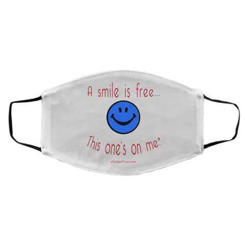 FMA Med/Lg Face Mask Smile America BRW