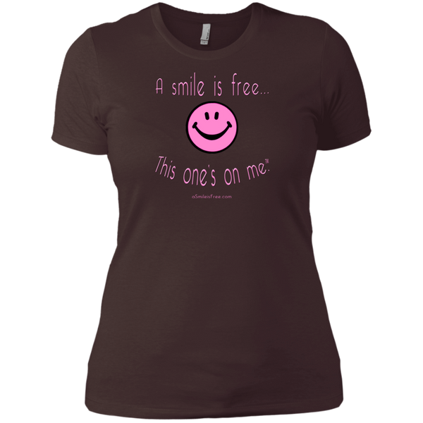 NL3900 Ladies' Boyfriend T-Pink Smile