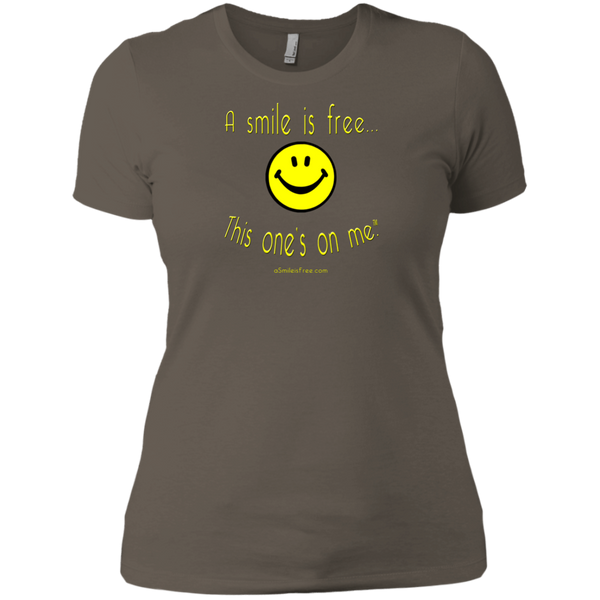 NL3900 Ladies' Boyfriend T-Yellow Smile