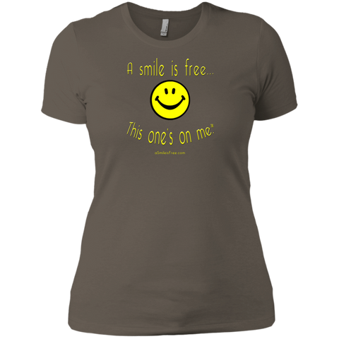 NL3900 Ladies' Boyfriend T-Yellow Smile