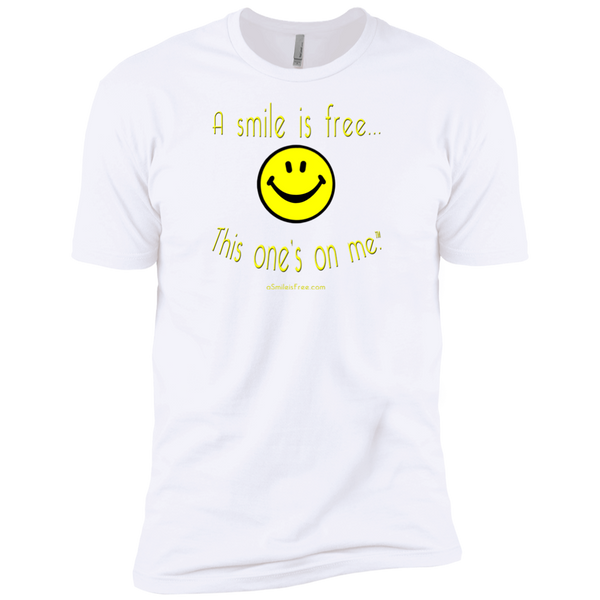 NL3600 Premium Short Sleeve T-Yellow Smile
