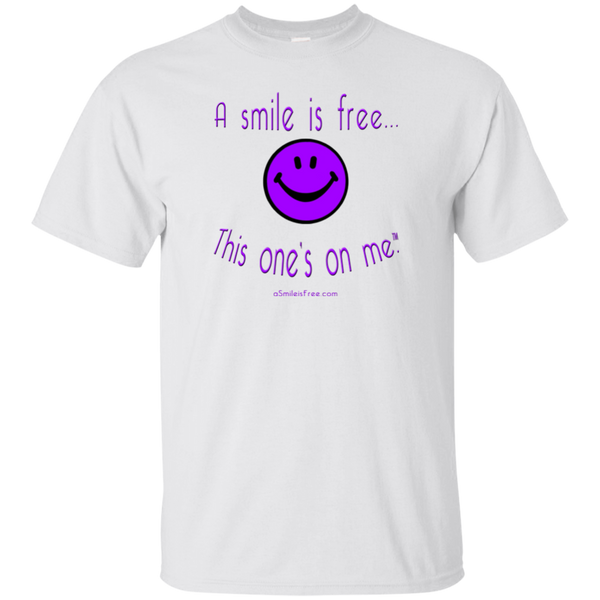 G200 Ultra Cotton T-Shirt Purple Smile