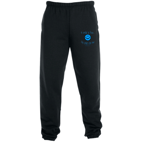 4850MP Sweatpants with Pockets Blue Smile