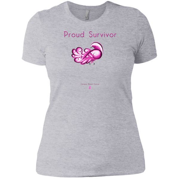 NL3900 Ladies' Boyfriend T-Shirt-Proud Survivor