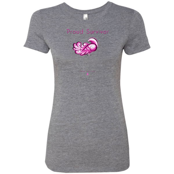 NL6710 Ladies' Triblend T-Shirt-Proud Survivor