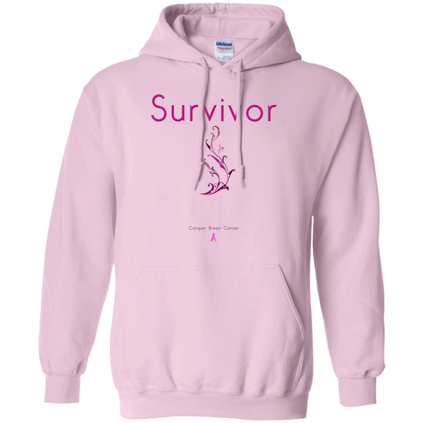 G185 Pullover Hoodie 8 oz.-Survivor