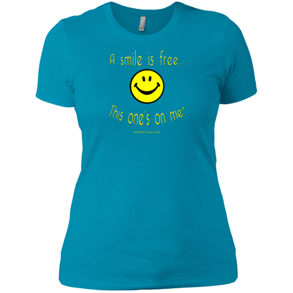 NL3900 Ladies' Boyfriend T-Yellow Smile