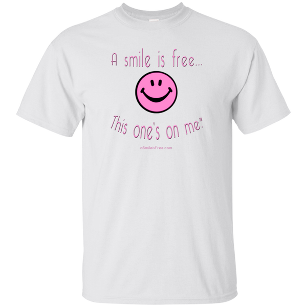 G200 Ultra Cotton T-Shirt Pink Smile