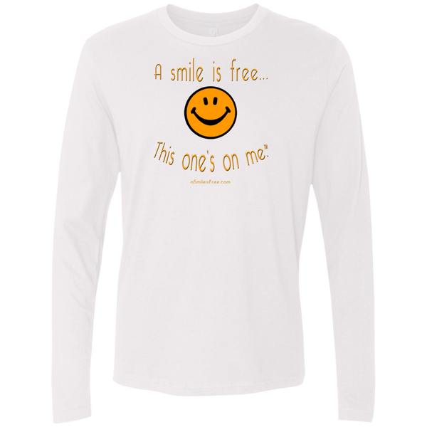NL3601 Men's Premium LS Pumpkin Smile