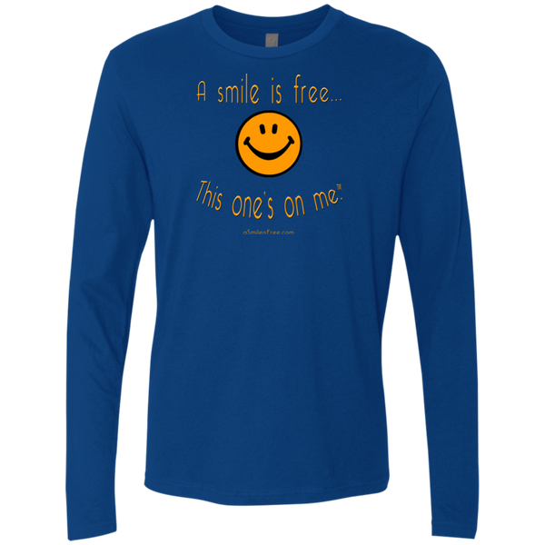 NL3601 Men's Premium LS Pumpkin Smile