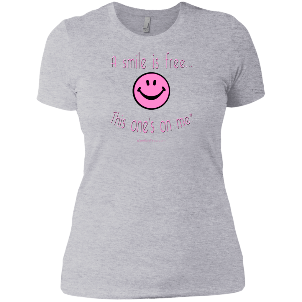 NL3900 Ladies' Boyfriend T-Pink Smile