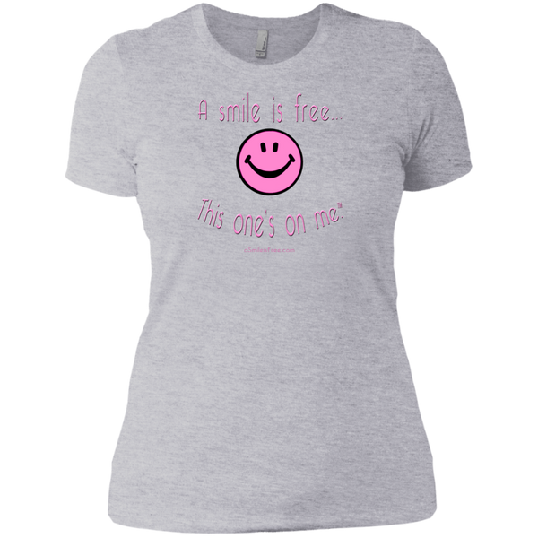 NL3900 Ladies' Boyfriend T-Pink Smile
