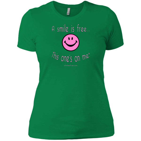 NL3900 Ladies' Boyfriend T-Pink Smile