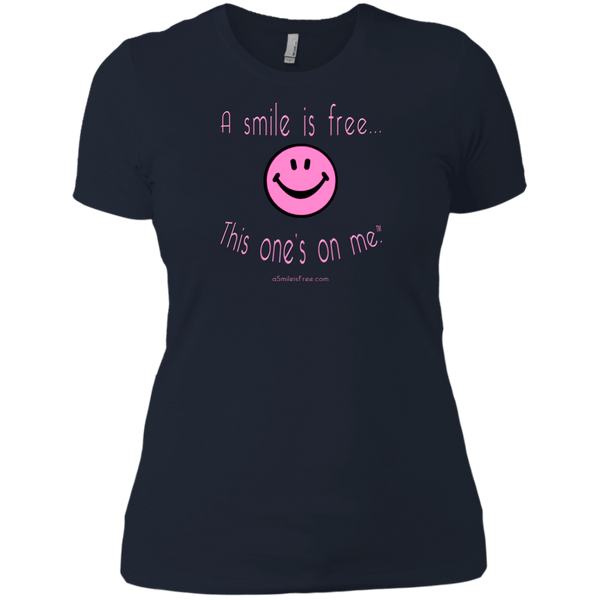 NL3900 Ladies' Boyfriend T-Pink Smile