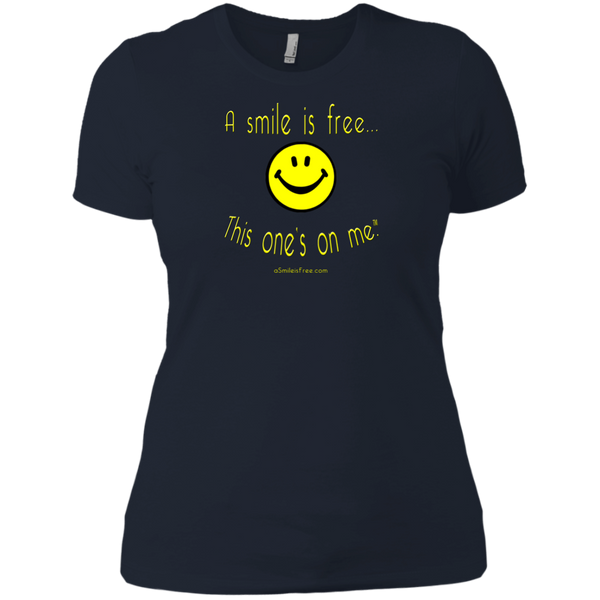 NL3900 Ladies' Boyfriend T-Yellow Smile