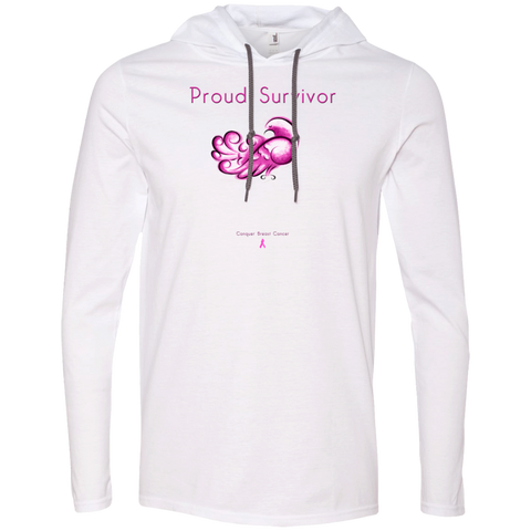 987 LS T-Shirt Hoodie-Proud Survivor