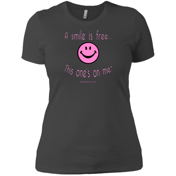 NL3900 Ladies' Boyfriend T-Pink Smile