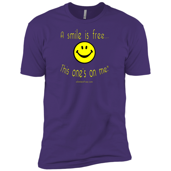 NL3600 Premium Short Sleeve T-Yellow Smile