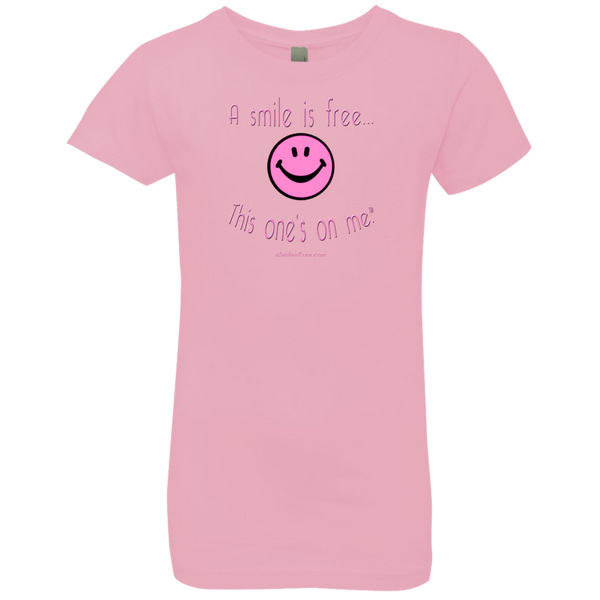 NL3710 Girls' Princess T-Shirt Pink Smile