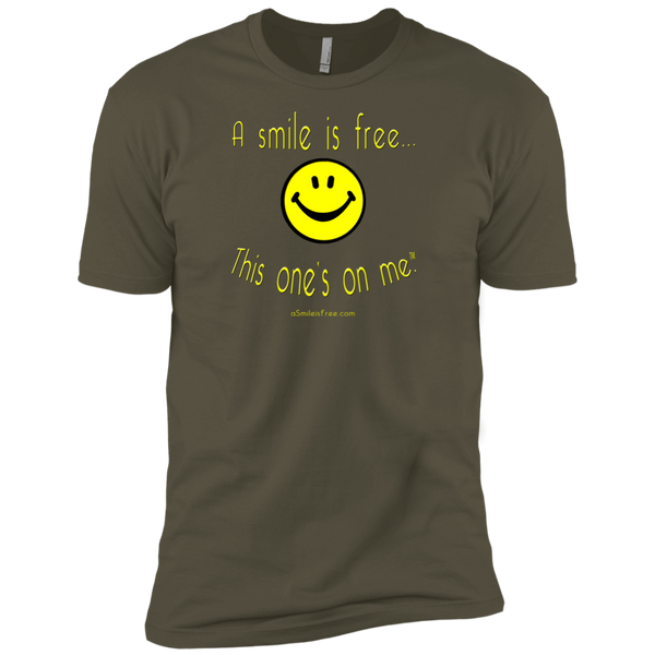 NL3600 Premium Short Sleeve T-Yellow Smile