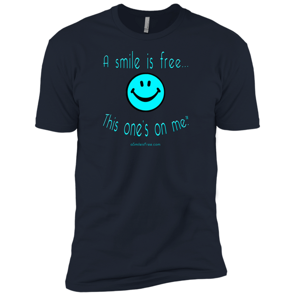 NL3600 Premium Short Sleeve T-Aqua Smile