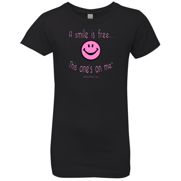 NL3710 Girls' Princess T-Shirt Pink Smile