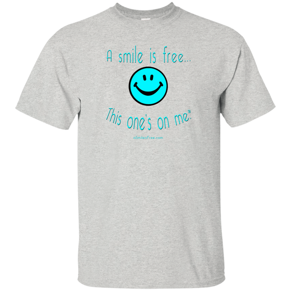 G200 Ultra Cotton T-Shirt Aqua Smile