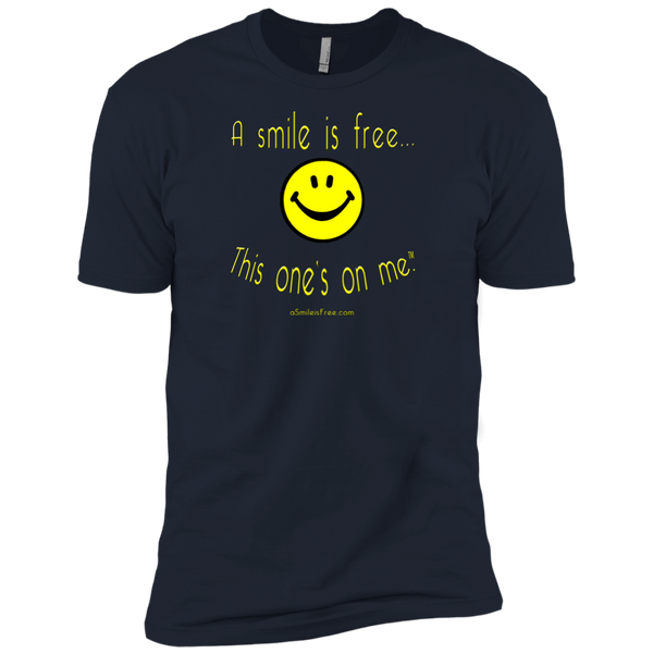 NL3600 Premium Short Sleeve T-Yellow Smile