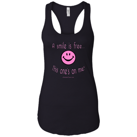 NL1533 Ladies Ideal Racerback Tank Pink Smile