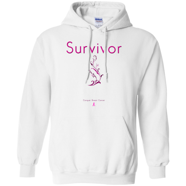 G185 Pullover Hoodie 8 oz.-Survivor