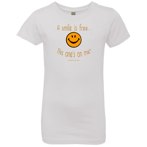 NL3710 Girls' Princess T-Shirt Pumpkin Smile