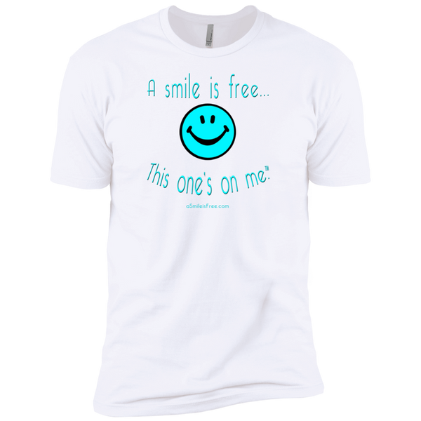 NL3600 Premium Short Sleeve T-Aqua Smile