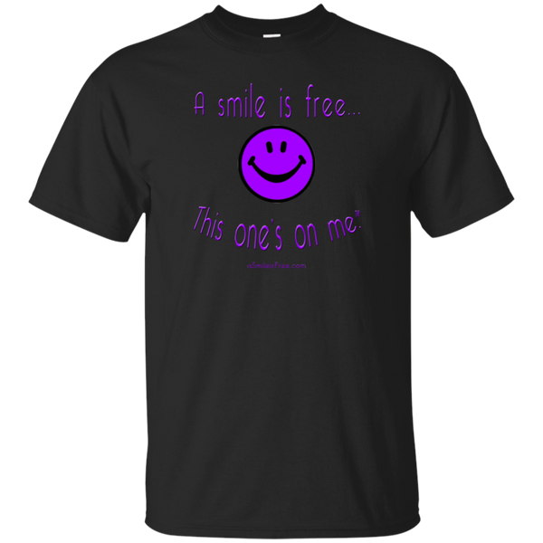 G200 Ultra Cotton T-Shirt Purple Smile