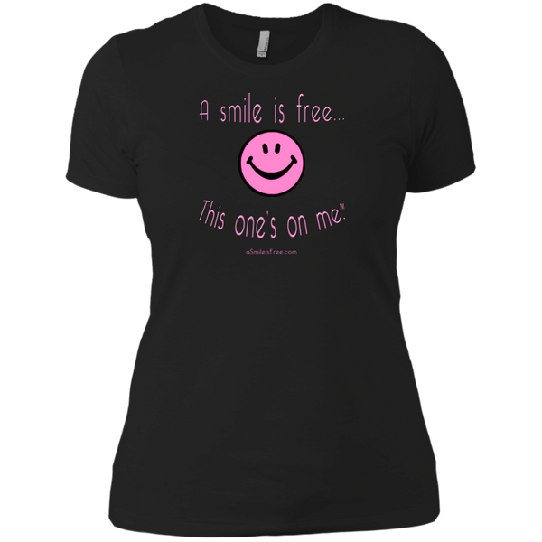 NL3900 Ladies' Boyfriend T-Pink Smile