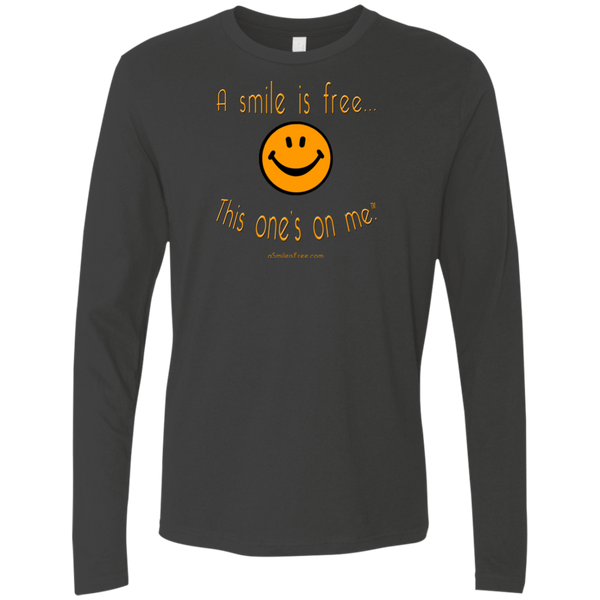 NL3601 Men's Premium LS Pumpkin Smile