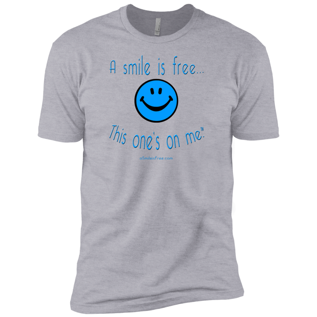 NL3600 Premium Short Sleeve T-Blue Smile