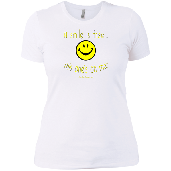 NL3900 Ladies' Boyfriend T-Yellow Smile