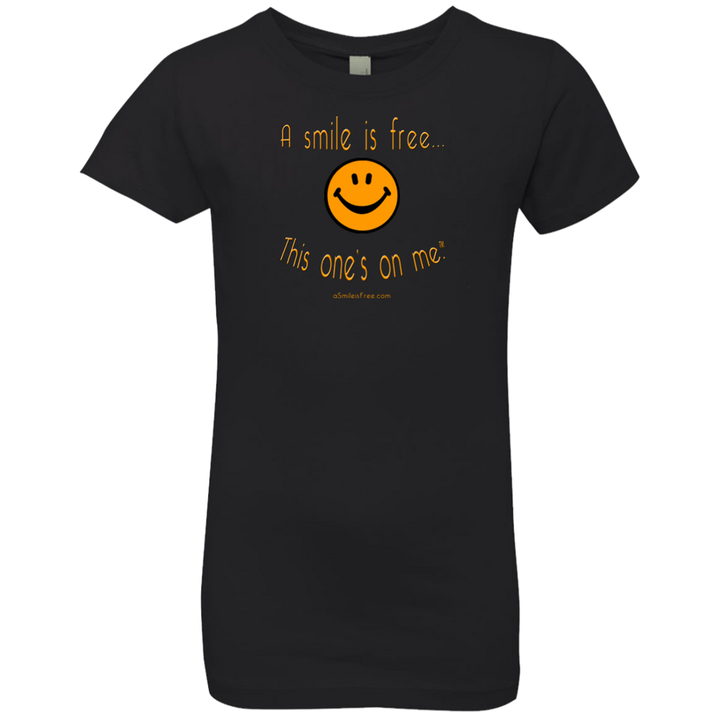 NL3710 Girls' Princess T-Shirt Pumpkin Smile