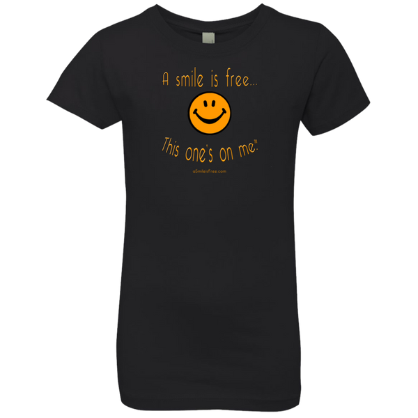NL3710 Girls' Princess T-Shirt Pumpkin Smile