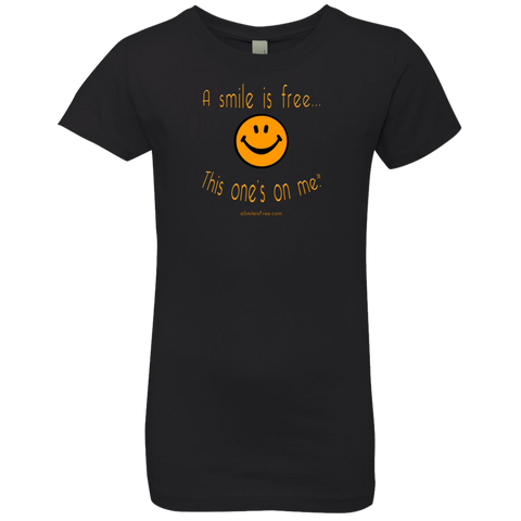 NL3710 Girls' Princess T-Shirt Pumpkin Smile