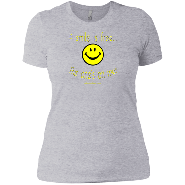 NL3900 Ladies' Boyfriend T-Yellow Smile