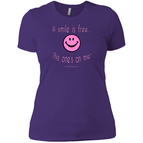 NL3900 Ladies' Boyfriend T-Pink Smile